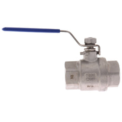 Boshart SSBV304-10 1 FPT Stainless Steel Full-Port 2-Piece Ball Valve 1000 PSI CWP LF