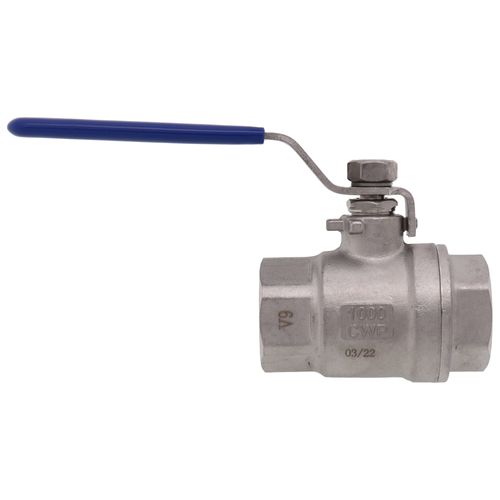 Boshart SSBV304-07 3/4 FPT Stainless Steel Full-Port 2-Piece Ball Valve 1000 PSI CWP LF