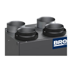 Broan B160H75RT 160 CFM AI Series Heat Recovery Ventilator w/ Top Ports 75% Efficiency