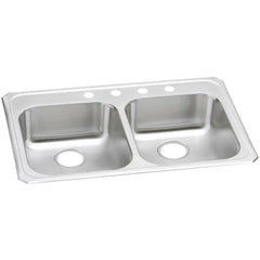 Elkay GECR33213 Celebrity Stainless Steel 33 x 21-1/4 in. 3 Hole Drop-in Sink