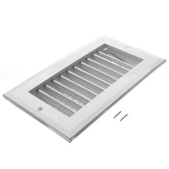 Hart & Cooley 22442 8 x 4 White Sidewall/Ceiling Register (A618MS Series)