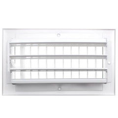 Hart & Cooley 22442 8 x 4 White Sidewall/Ceiling Register (A618MS Series)