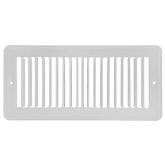 Hart & Cooley 11306 10 x 4 White Toe-Space Grille (420 Series)