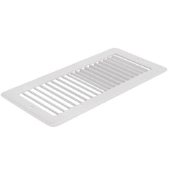 Hart & Cooley 11306 10 x 4 White Toe-Space Grille (420 Series)