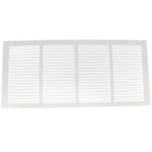 Hart & Cooley 43365 24 x 12 White Sidewall/Ceiling Return Air Grille (672 Series)