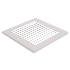 Hart & Cooley 43301 6 x 6 White Sidewall/Ceiling Return Air Grille (672 Series)