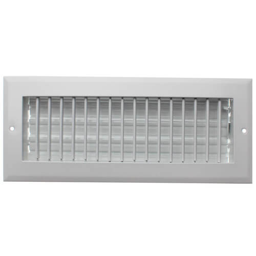 Hart & Cooley 22450 A618MS 12 x 4 White Sidewall/Ceiling Register