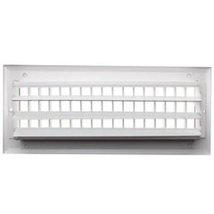 Hart & Cooley 22450 A618MS 12 x 4 White Sidewall/Ceiling Register