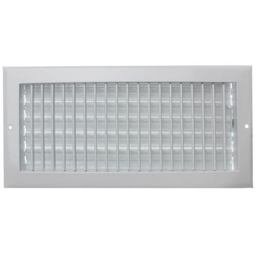 Hart & Cooley 22458 14 x 6 White Sidewall/Ceiling Register (A618MS Series)