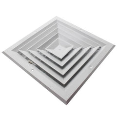 Hart & Cooley 50717 A504MS 10 x 10 White Ceiling Diffuser