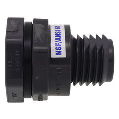 Hayward BFAS1007TES 3/4 PVC Bulkhead Fitting w/ EPDM Gasket (Thread x Thread)