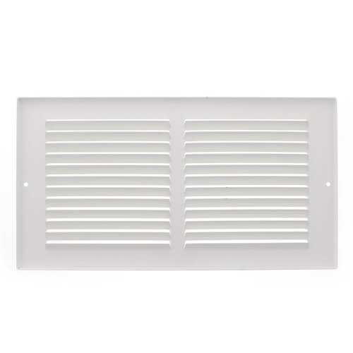 Hart & Cooley 43380 30 x 24 (Wall Opening Size) White Sidewall/Ceiling Return Air Grille 672 Series