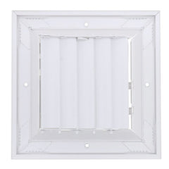 Hart & Cooley 50720 6 x 6 (Wall Opening Size) White Ceiling Diffuser