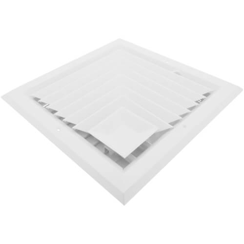 Hart & Cooley 50723 12 x 12 White Ceiling Diffuser A505MS Series