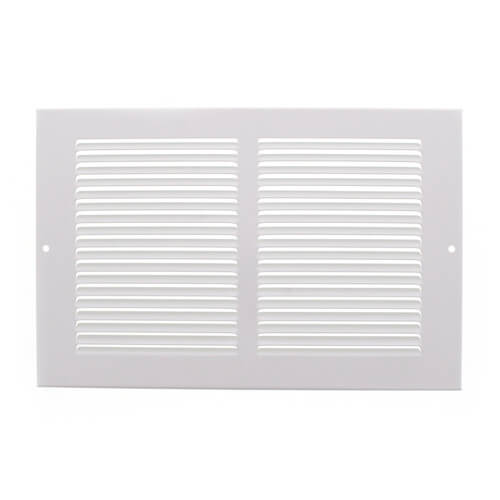 Hart & Cooley 43641 10 x 6 White Baseboard Return Air Grille (657 Series)