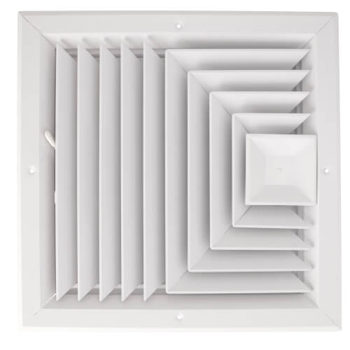 Hart & Cooley 50713 A503MS 12 x 12 White Ceiling Diffuser