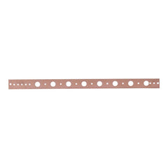 Holdrite 601-20 LockRite 20 x 1/2 - 3/4 x 1-3/4 x 7 in. 25 lb. Steel Flat Bracket