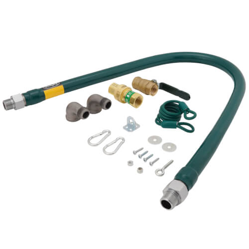 Krowne M7548K Royal Series 3/4 ID Moveable Gas Connector Kit 48 Length