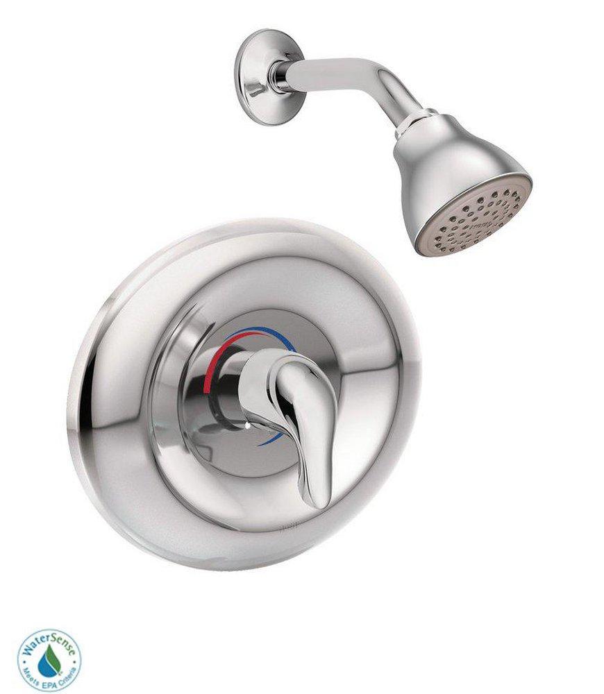 Moen TL2368EP Chateau One Handle Single Function Shower Faucet in Chrome (Trim Only)