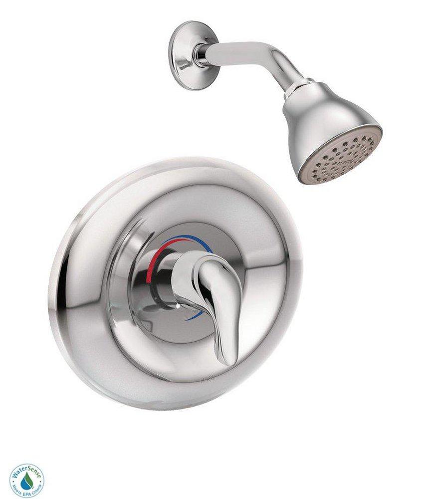 Moen L2368EP Chateau One Handle Single Function Shower Faucet in Chrome (Trim Only)