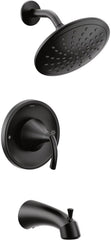 Moen T2843EPBL Glyde One Handle Single Function Bathtub & Shower Faucet in Matte Black (Trim Only)