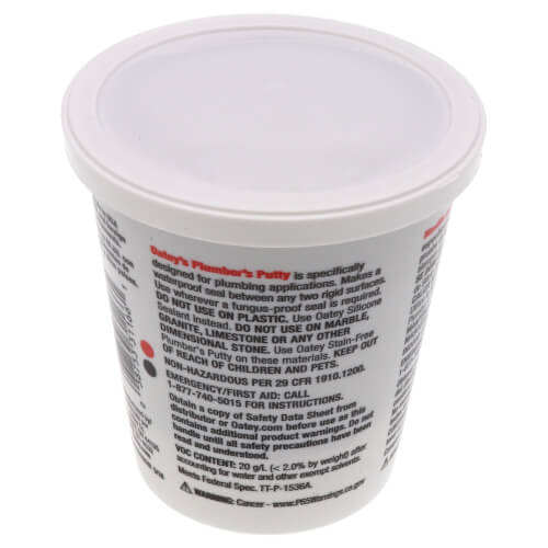 Oatey 31166 14 oz Regular Set Metal Putty in White