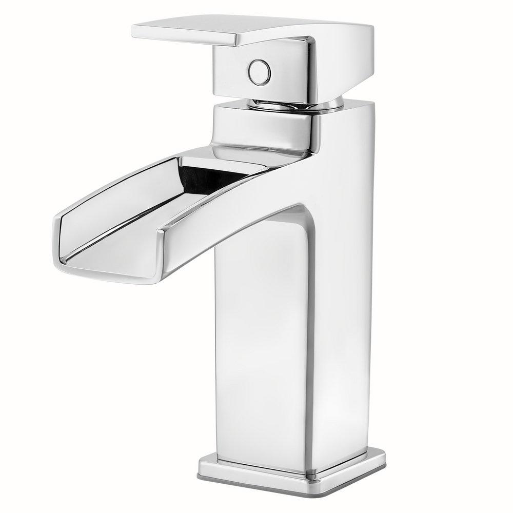 Pfister LG42DF0C Kenzo Single Handle Centerset Bathroom Sink Faucet in Polished Chrome