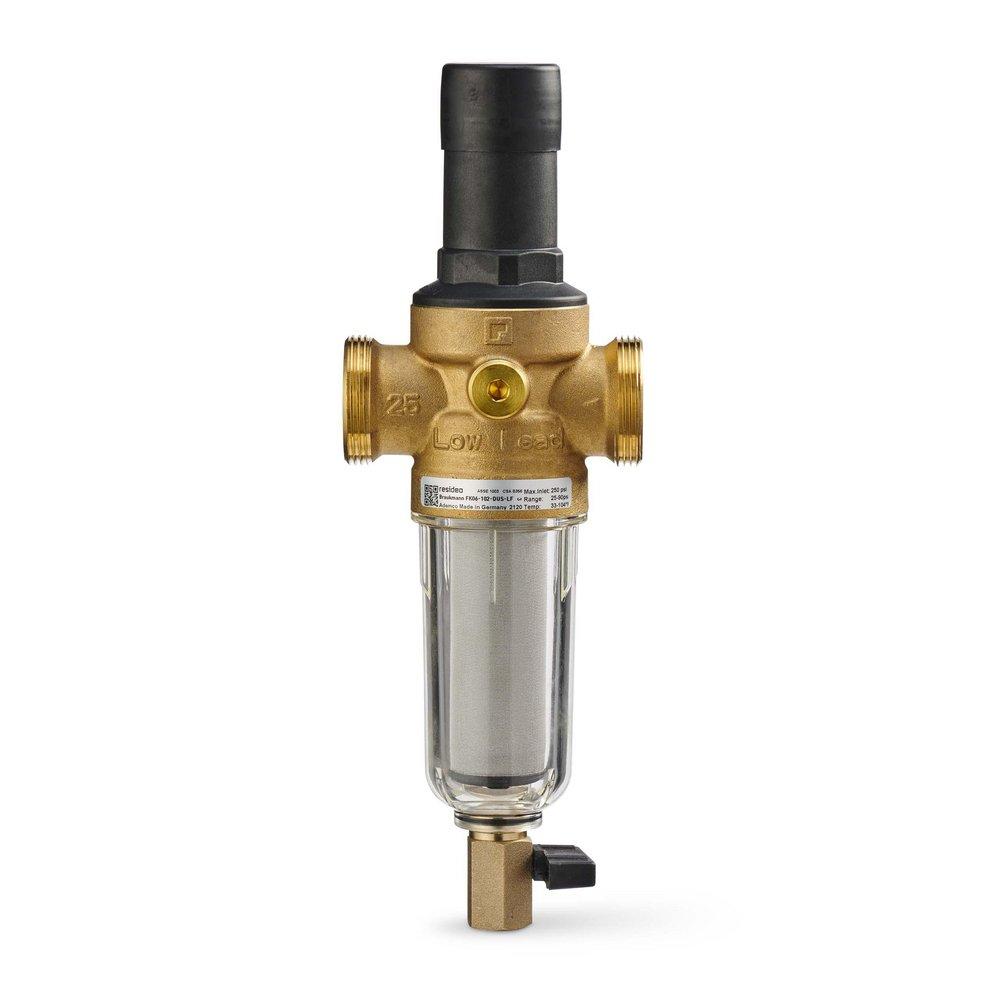 Resideo FK06-101-DUS-LF FK06 DialSet® 3/4 in 250 psi Brass, Fabric and Stainless Steel Double Union Sweat Pressure Regulator Valve