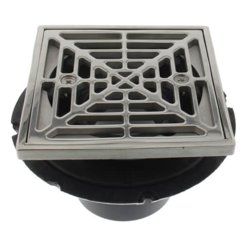 SIOUX CHIEF Sioux Chief 821-200PCQ 821 Series 2 in. Inside Caulk Plastic Stainless Steel Shower Drain