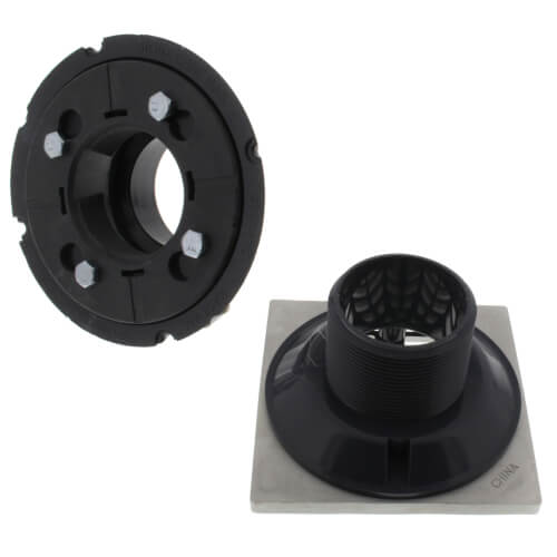 SIOUX CHIEF Sioux Chief 821-200PCQ 821 Series 2 in. Inside Caulk Plastic Stainless Steel Shower Drain