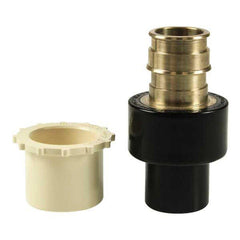 Uponor CP4501300 ProPEX 1-1/4 in. Brass PEX Expansion x 1-1/4 in. CPVC Spigot Adapter