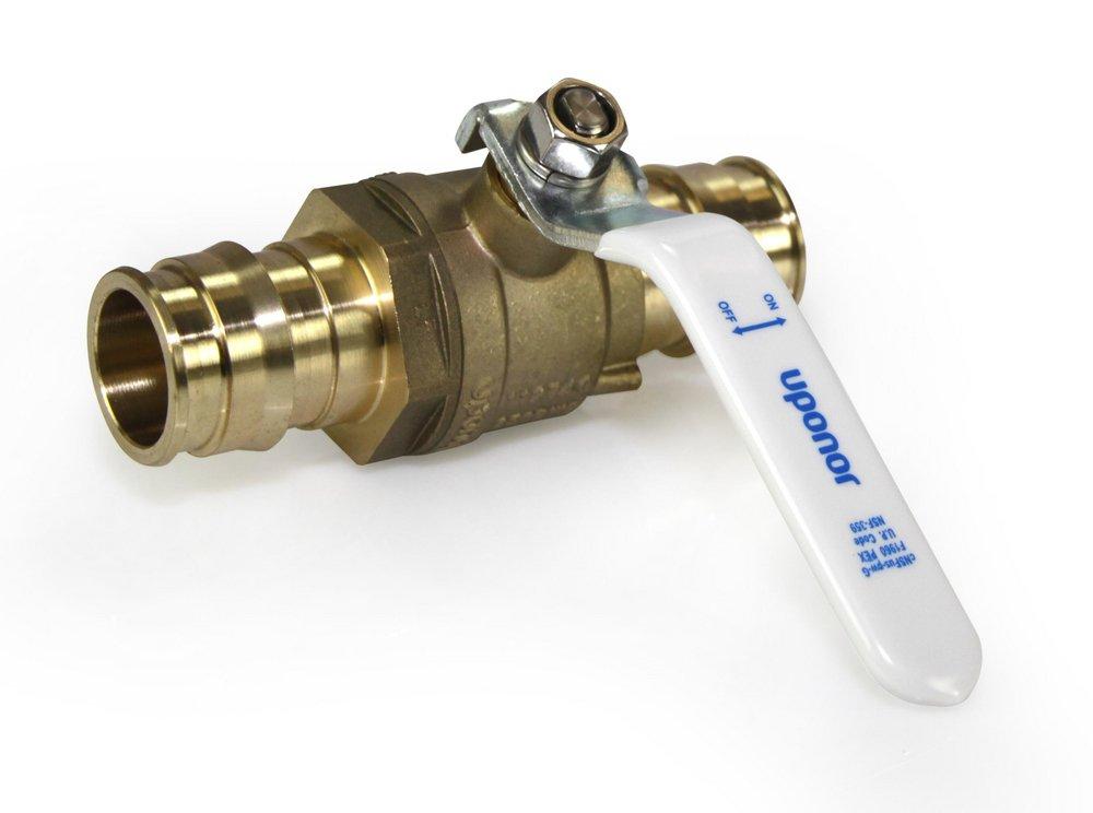 Uponor LFC4821313SS ProPEX LF Brass Commercial Ball Valve Full Port 1-1/4 PEX x 1-1/4 PEX