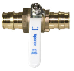 Uponor LFC4821313SS ProPEX LF Brass Commercial Ball Valve Full Port 1-1/4 PEX x 1-1/4 PEX