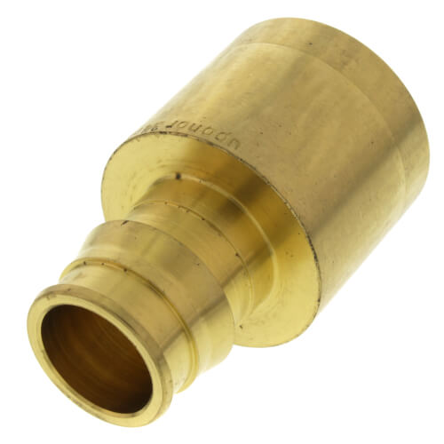 Uponor Q5517510 3/4 PEX X 1 Copper ProPEX Brass Sweat Adapter