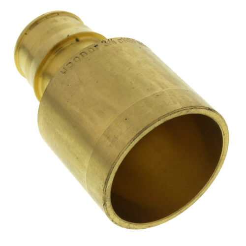 Uponor Q5517510 3/4 PEX X 1 Copper ProPEX Brass Sweat Adapter