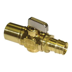 Uponor Q5806375 ProPEX 5/8 in x 3/4 in. Brass Full Port F1960 x Sweat 250# Ball Valve