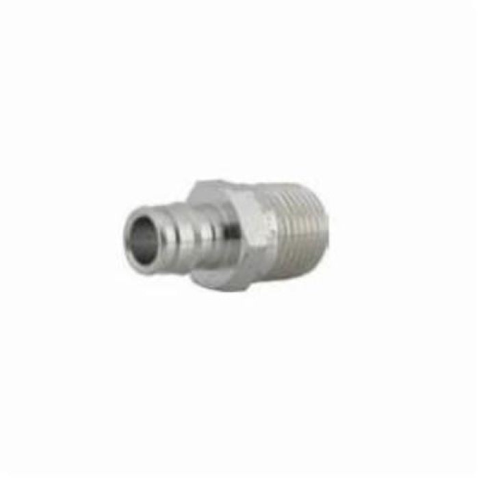 Uponor Q8525050 ProPEX 1/2 in. Stainless Steel PEX Expansion x 1/2 in. MPT Adapter