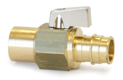 Uponor LF4807575 ProPEX 3/4 in. Brass Full Port F1960 x Sweat 250# Ball Valve