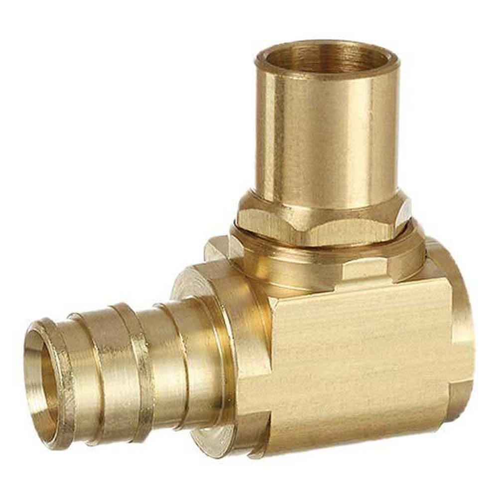 Uponor LF4730500 ProPEX® 1/2 in. Brass PEX Expansion x Male Sweat 90° Elbow