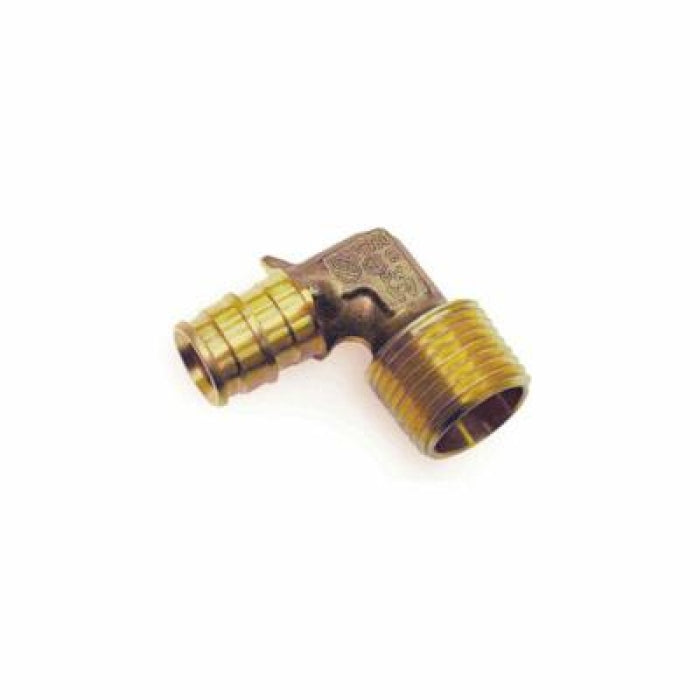 Uponor LF4730500 ProPEX® 1/2 in. Brass PEX Expansion x Male Sweat 90° Elbow