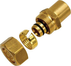 Watts 81010731 RadiantPEX-AL 1/2 in. Brass PEX Compression x 1/2 in. Male Sweat Adapter