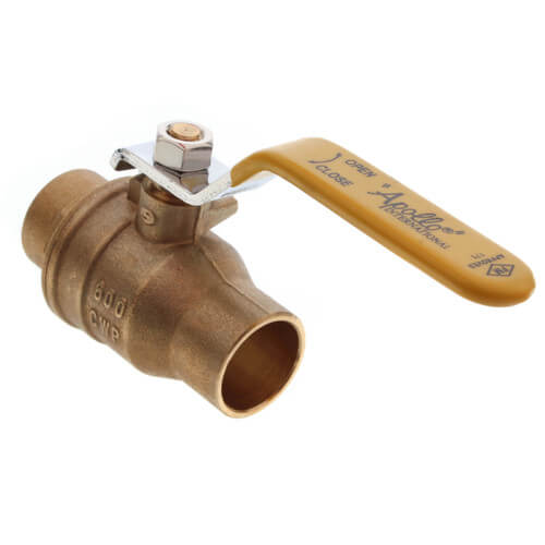 Apollo Valves 94A20501 Forged Brass Full Port Solder 600# Ball Valve