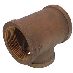 Everflow BRRT2122-NL 2-1/2 X 2 Reducing Tee - 2 Size Brass Lead Free