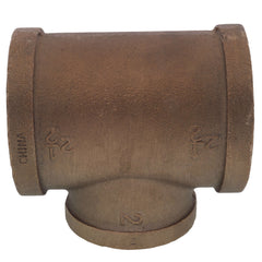 Everflow BRRT2122-NL 2-1/2 X 2 Reducing Tee - 2 Size Brass Lead Free