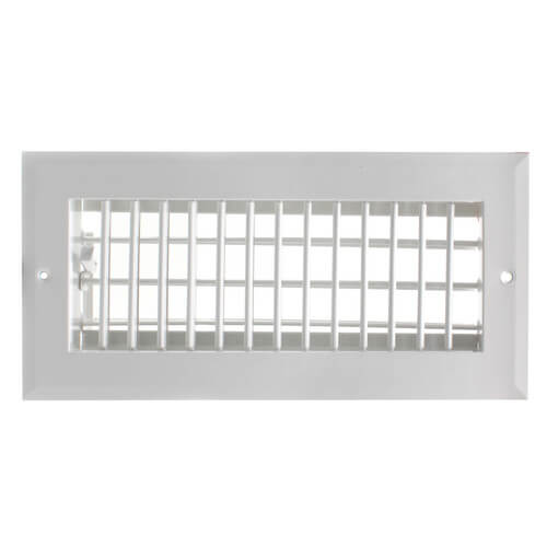 Hart & Cooley 22445 10 x 4 White Sidewall/Ceiling Register A618MS Series