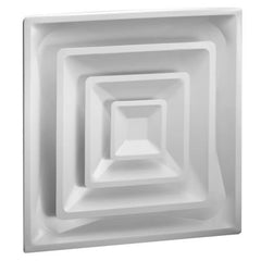 Hart & Cooley 50350 High Volume Supply Ceiling Diffuser w/ 6 Collar HVS Series