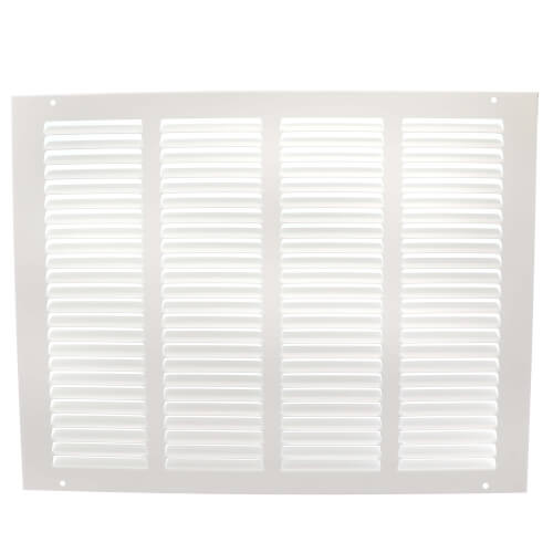 Hart & Cooley 43337 16 x 12 White Sidewall/Ceiling Return Air Grille 672 Series