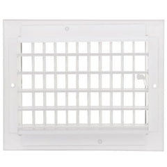 Hart & Cooley 22443 8 x 6 White Sidewall/Ceiling Register A618MS Series