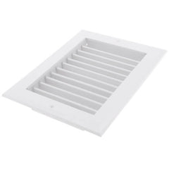 Hart & Cooley 22443 8 x 6 White Sidewall/Ceiling Register A618MS Series