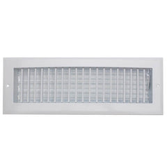 Hart & Cooley 22456 A618MS 14 x 4 White Sidewall/Ceiling Register